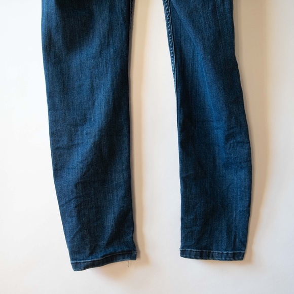 Free People Lace Up Tie Front High Waist Skinny Jeans Dark Wash - Picture 6 of 12